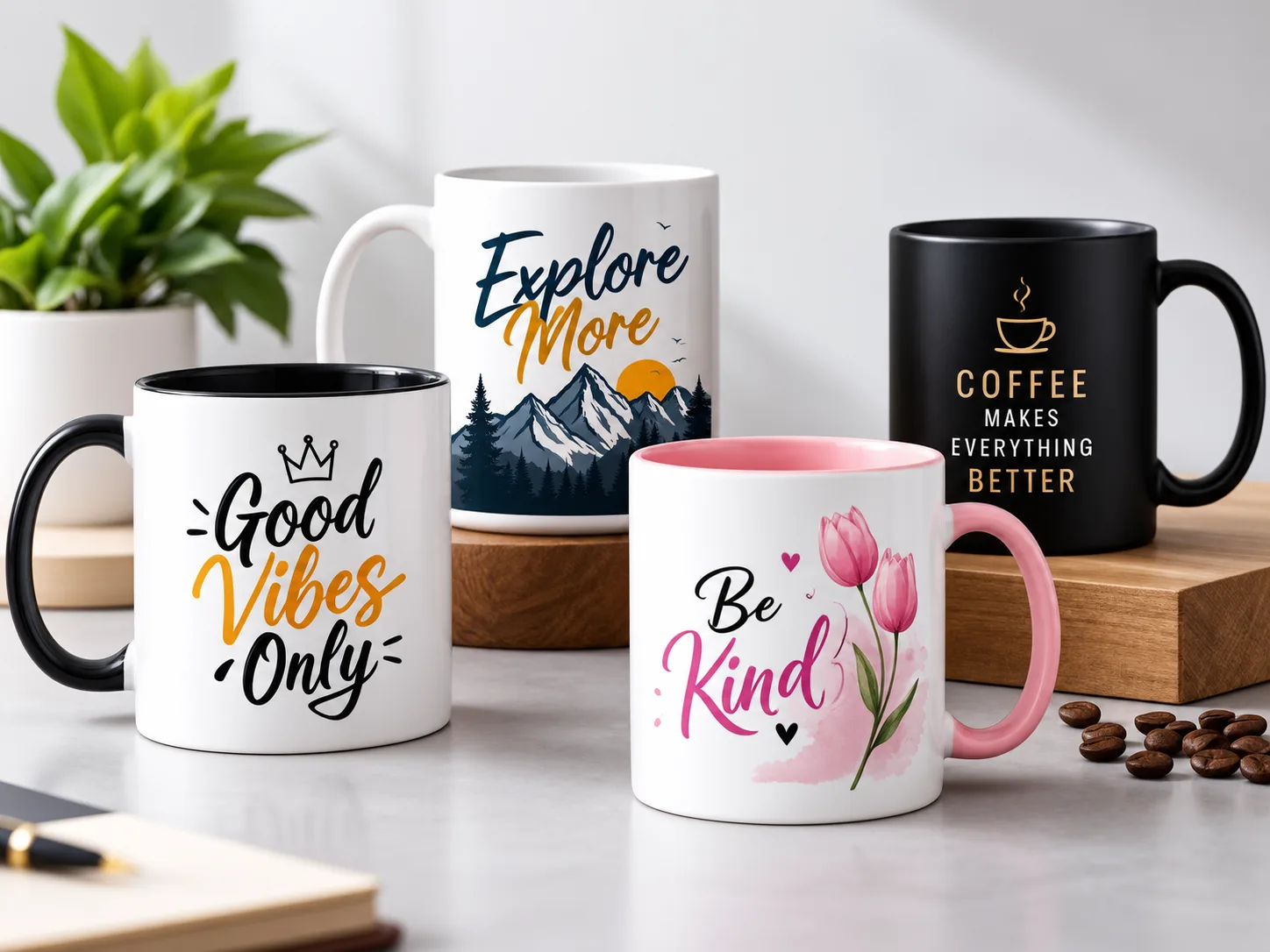 Custom printed mug
